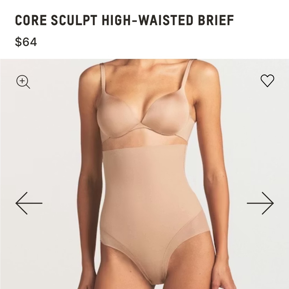 Core Sculpt High-Waisted Brief — Nude